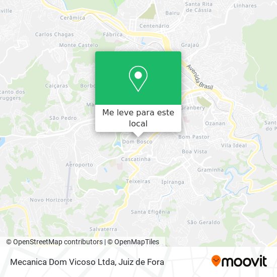 Mecanica Dom Vicoso Ltda mapa