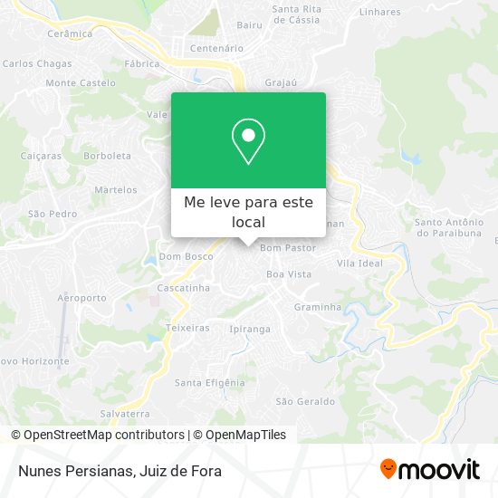 Nunes Persianas mapa