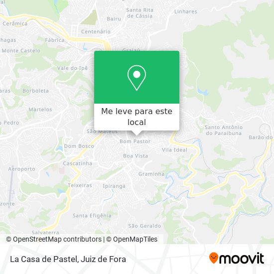 La Casa de Pastel mapa