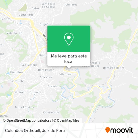 Colchões Orthobill mapa