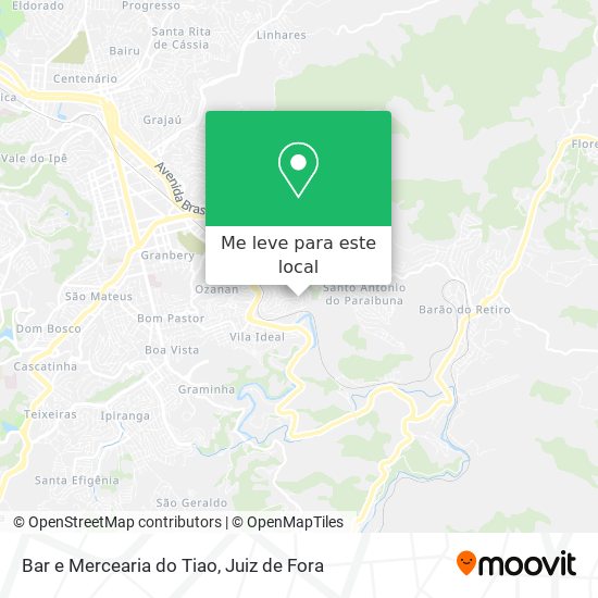 Bar e Mercearia do Tiao mapa