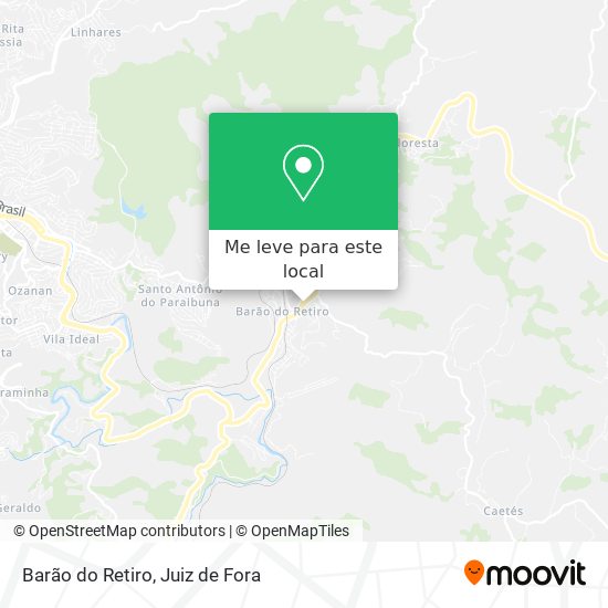 Barão do Retiro mapa