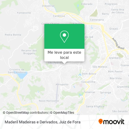 Maderil Madeiras e Derivados mapa