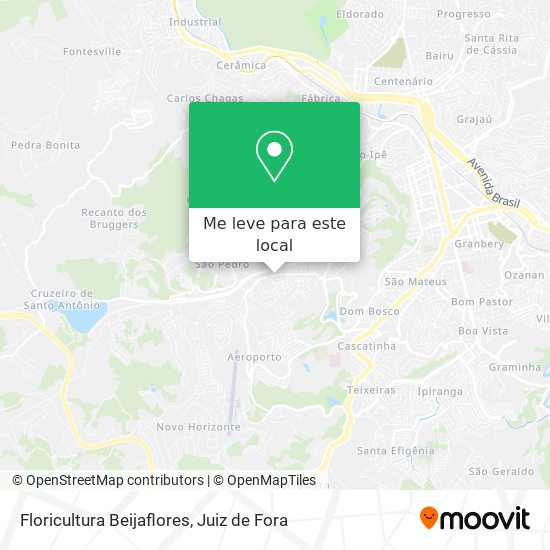 Floricultura Beijaflores mapa