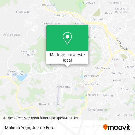 Moksha Yoga mapa