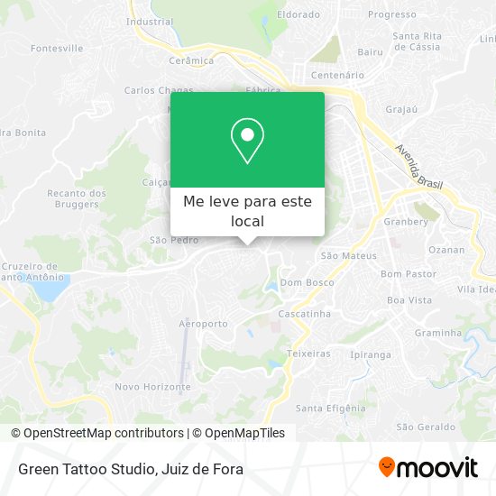 Green Tattoo Studio mapa