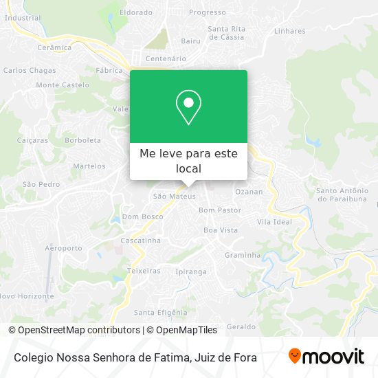 Colegio Nossa Senhora de Fatima mapa
