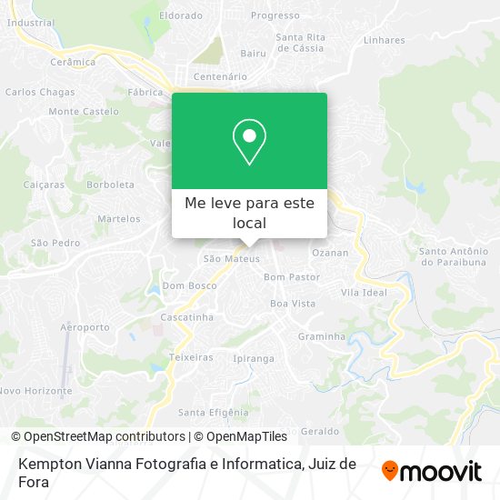 Kempton Vianna Fotografia e Informatica mapa