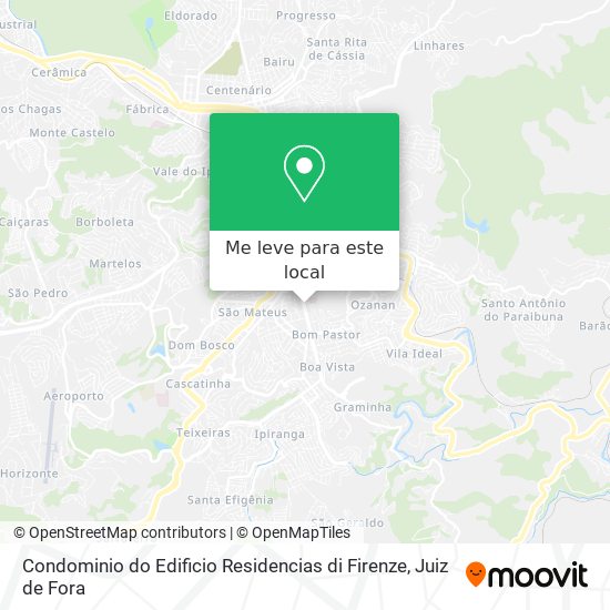 Condominio do Edificio Residencias di Firenze mapa