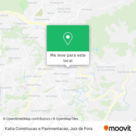 Katia Construcao e Pavimentacao mapa