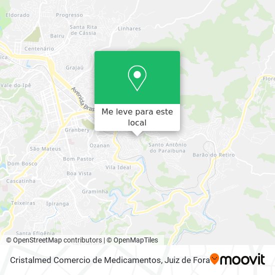 Cristalmed Comercio de Medicamentos mapa