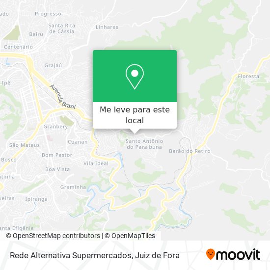 Rede Alternativa Supermercados mapa