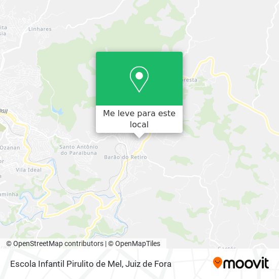 Escola Infantil Pirulito de Mel mapa