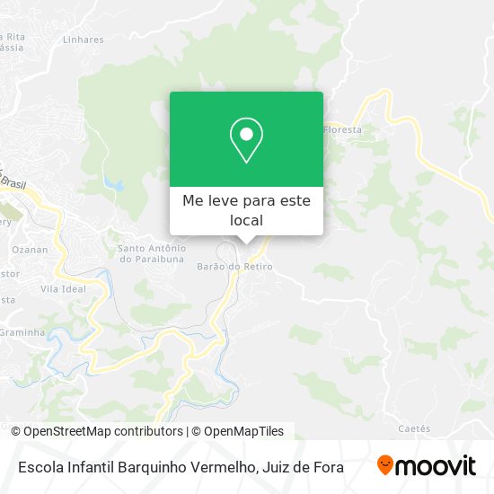 Escola Infantil Barquinho Vermelho mapa