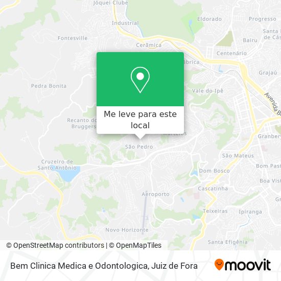 Bem Clinica Medica e Odontologica mapa