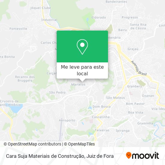 Cara Suja Materiais de Construção mapa