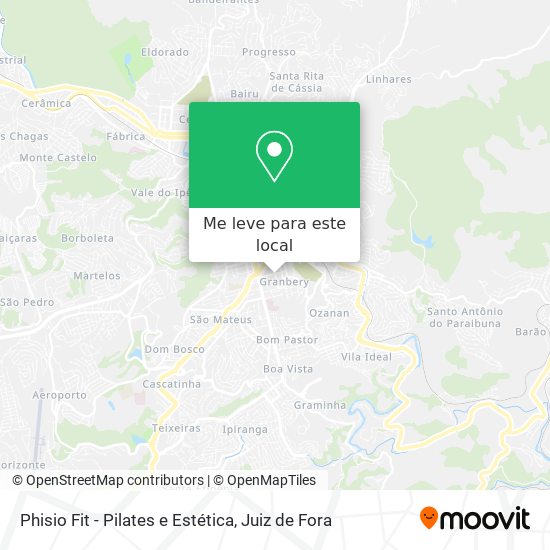 Phisio Fit - Pilates e Estética mapa