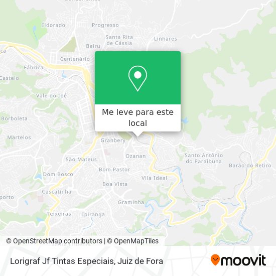 Lorigraf Jf Tintas Especiais mapa