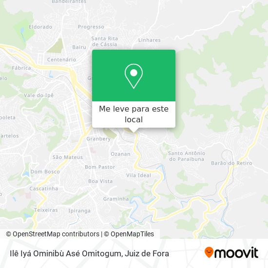 Ilê Iyá Ominibù Asé Omitogum mapa