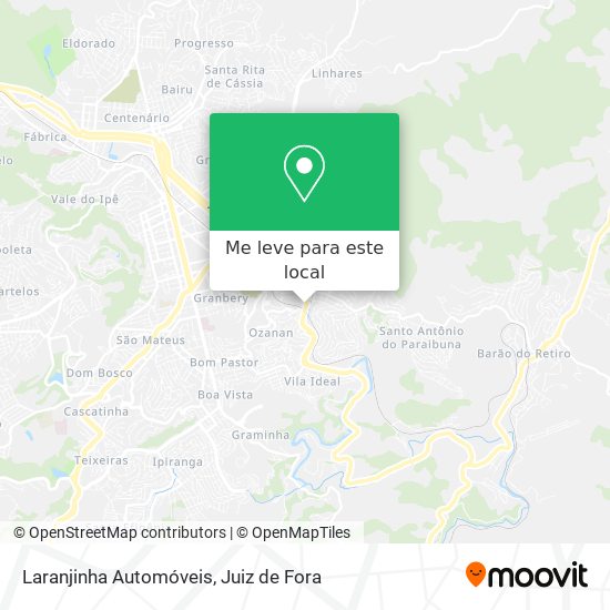 Laranjinha Automóveis mapa