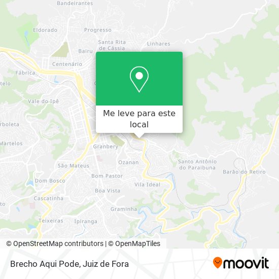 Brecho Aqui Pode mapa