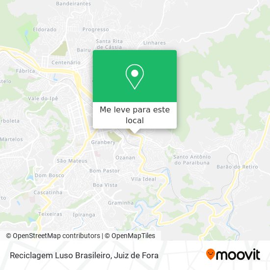 Reciclagem Luso Brasileiro mapa