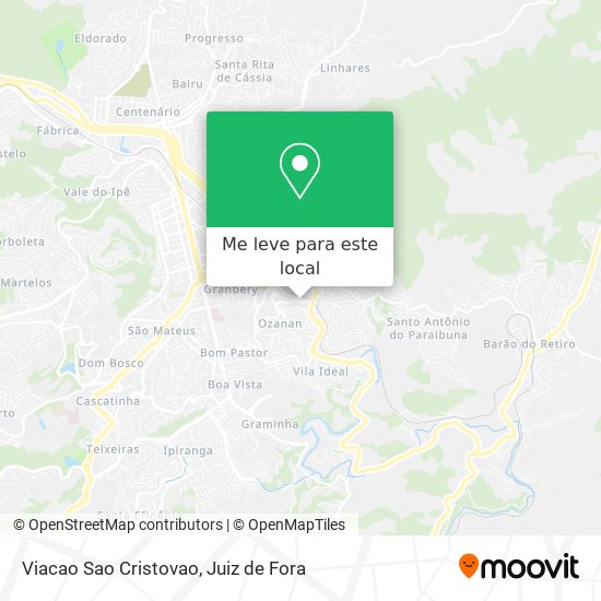Viacao Sao Cristovao mapa