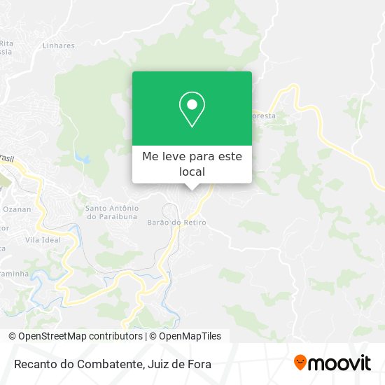 Recanto do Combatente mapa