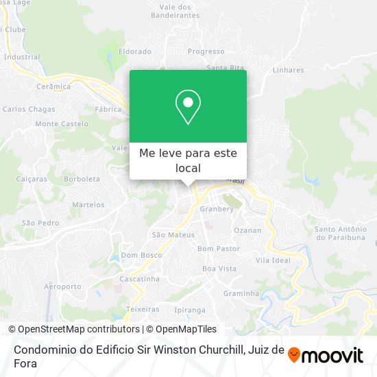 Condominio do Edificio Sir Winston Churchill mapa