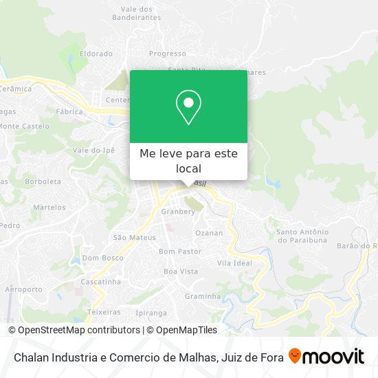 Chalan Industria e Comercio de Malhas mapa