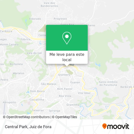 Central Park mapa