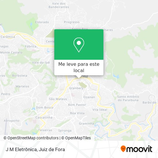 J M Eletrônica mapa