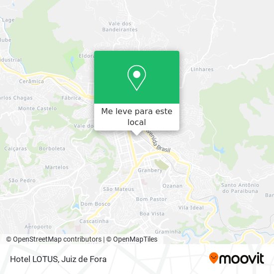 Hotel LOTUS mapa