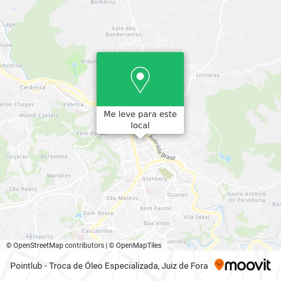 Pointlub - Troca de Óleo Especializada mapa