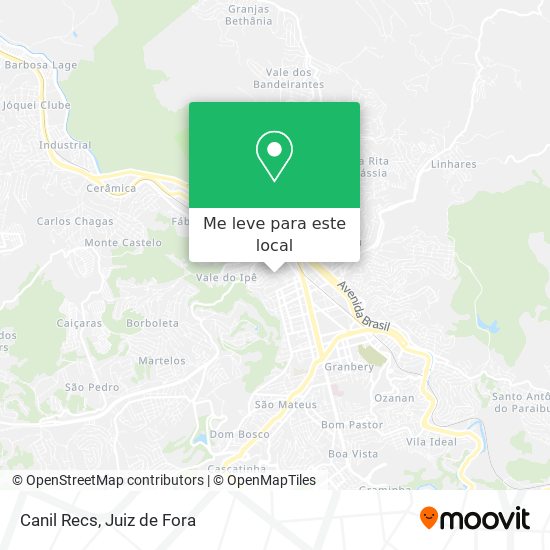 Canil Recs mapa