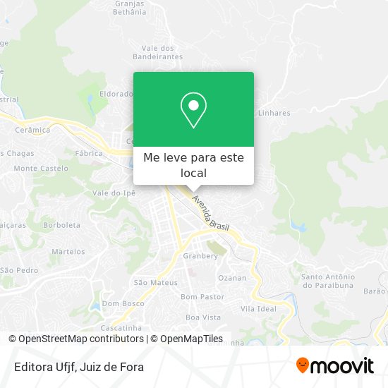 Editora Ufjf mapa