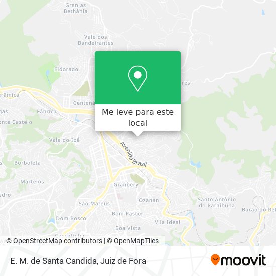 E. M. de Santa Candida mapa