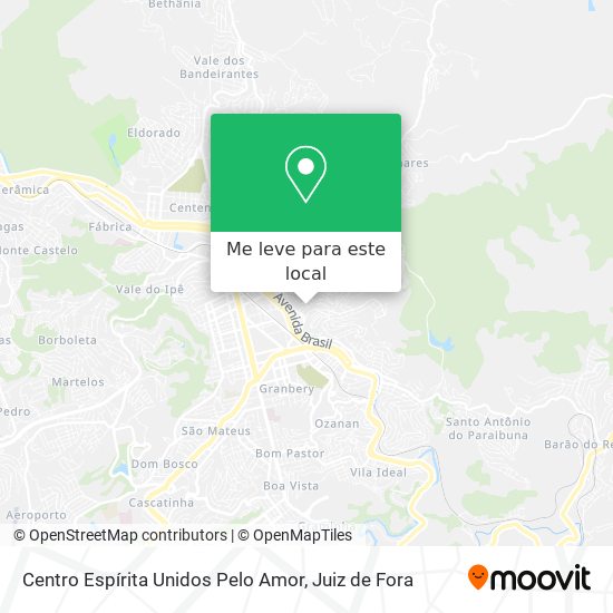 Centro Espírita Unidos Pelo Amor mapa