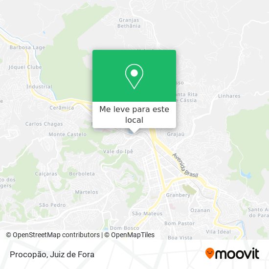 Procopão mapa