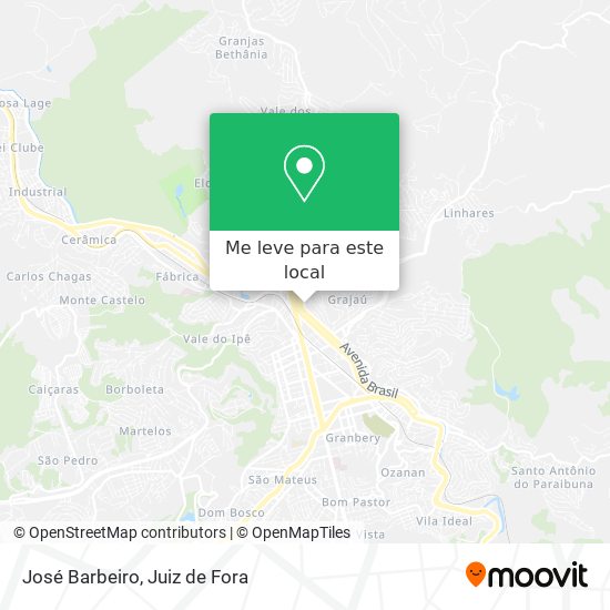 José Barbeiro mapa