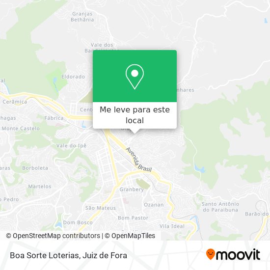 Boa Sorte Loterias mapa