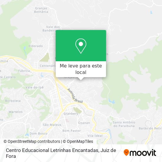 Centro Educacional Letrinhas Encantadas mapa