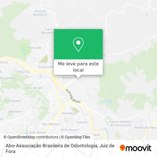 Abo-Associação Brasileira de Odontologia mapa