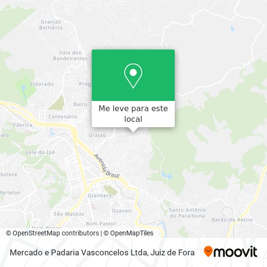 Mercado e Padaria Vasconcelos Ltda mapa