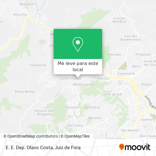 E. E. Dep. Olavo Costa mapa