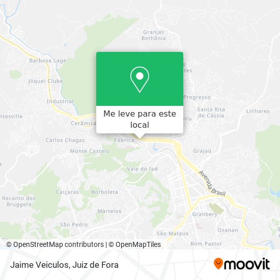 Jaime Veiculos mapa