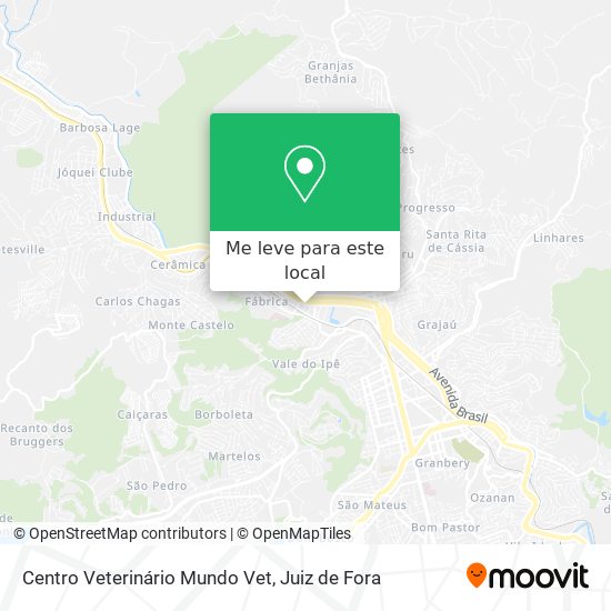 Centro Veterinário Mundo Vet mapa