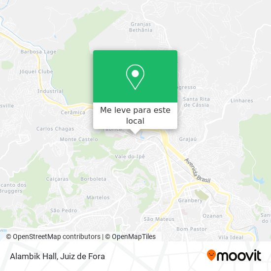 Alambik Hall mapa