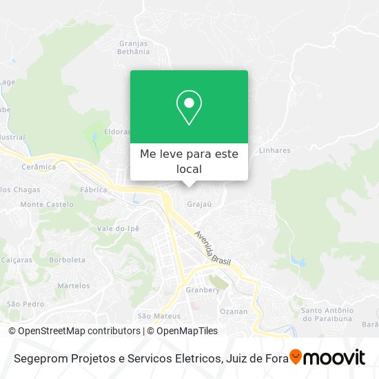 Segeprom Projetos e Servicos Eletricos mapa