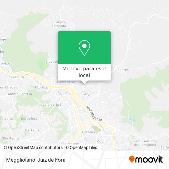 Meggliolário mapa